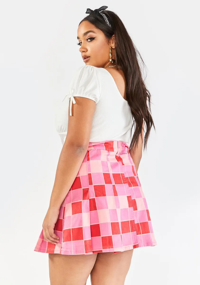 Plus Sweet Guarantee Pleated Skirt sold by Dolls Kill product image thumbnail 4