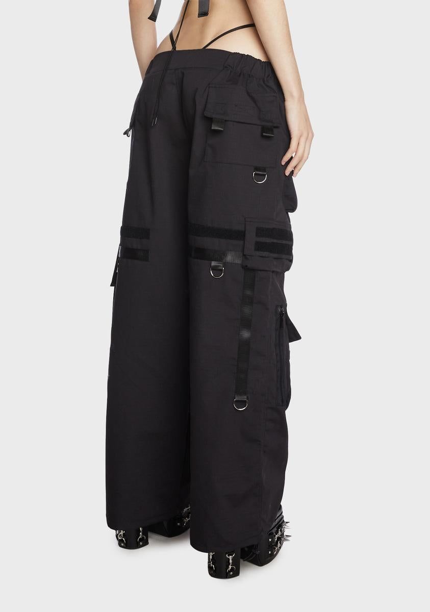 Techno Baggy Pants With Tactical String Panty sold by Dolls Kill product image thumbnail 4