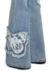 Fluttering Muse Wide Leg Jeans sold by Dolls Kill