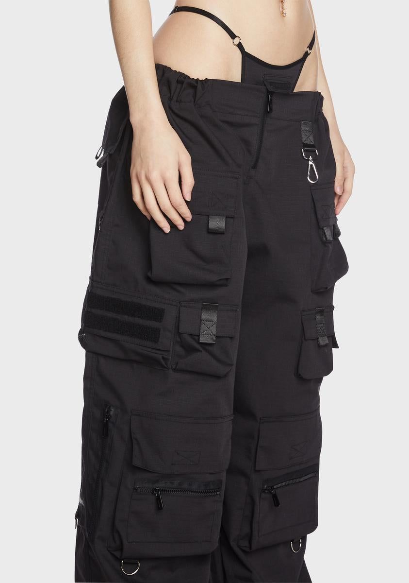 Techno Baggy Pants With Tactical String Panty sold by Dolls Kill product image thumbnail 2