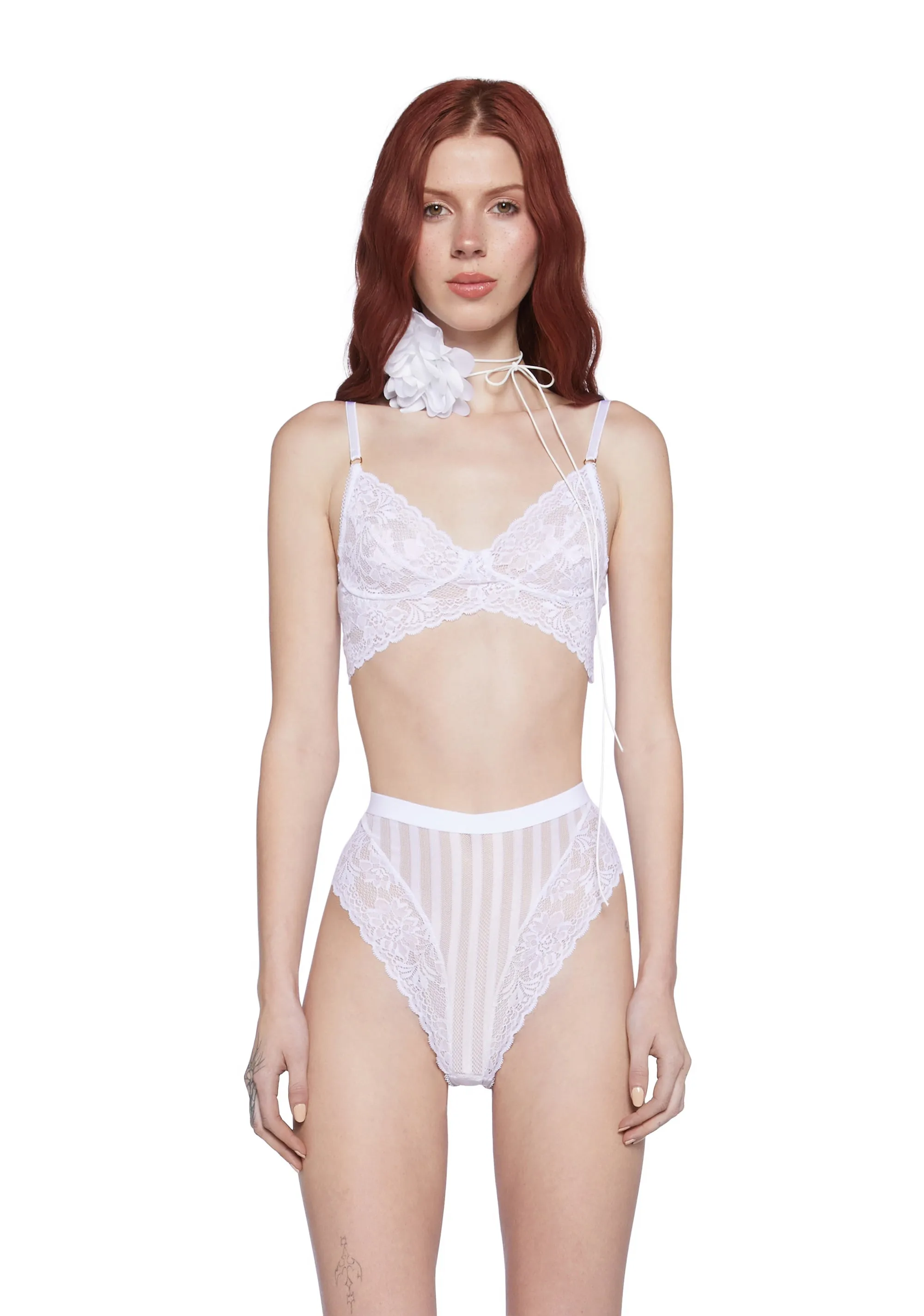 Belle Amour Lingerie Set sold by Dolls Kill