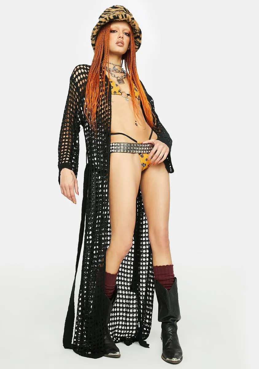 After Party Access Crochet Cardigan sold by Dolls Kill product image thumbnail 3