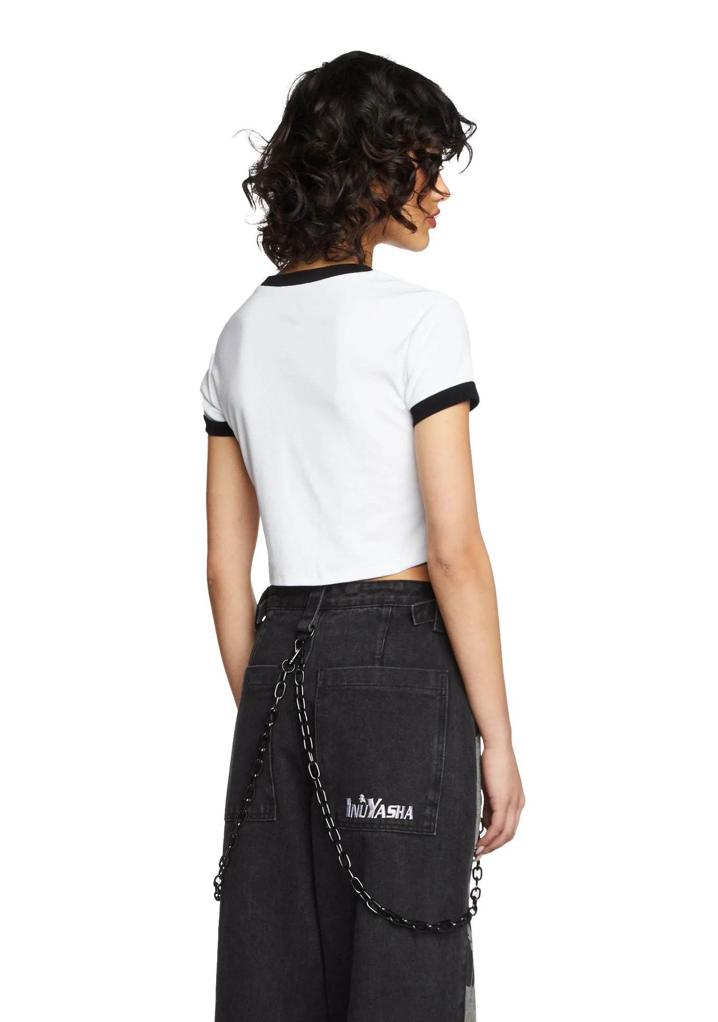 Two Tails Ringer Tee sold by Dolls Kill product image thumbnail 4