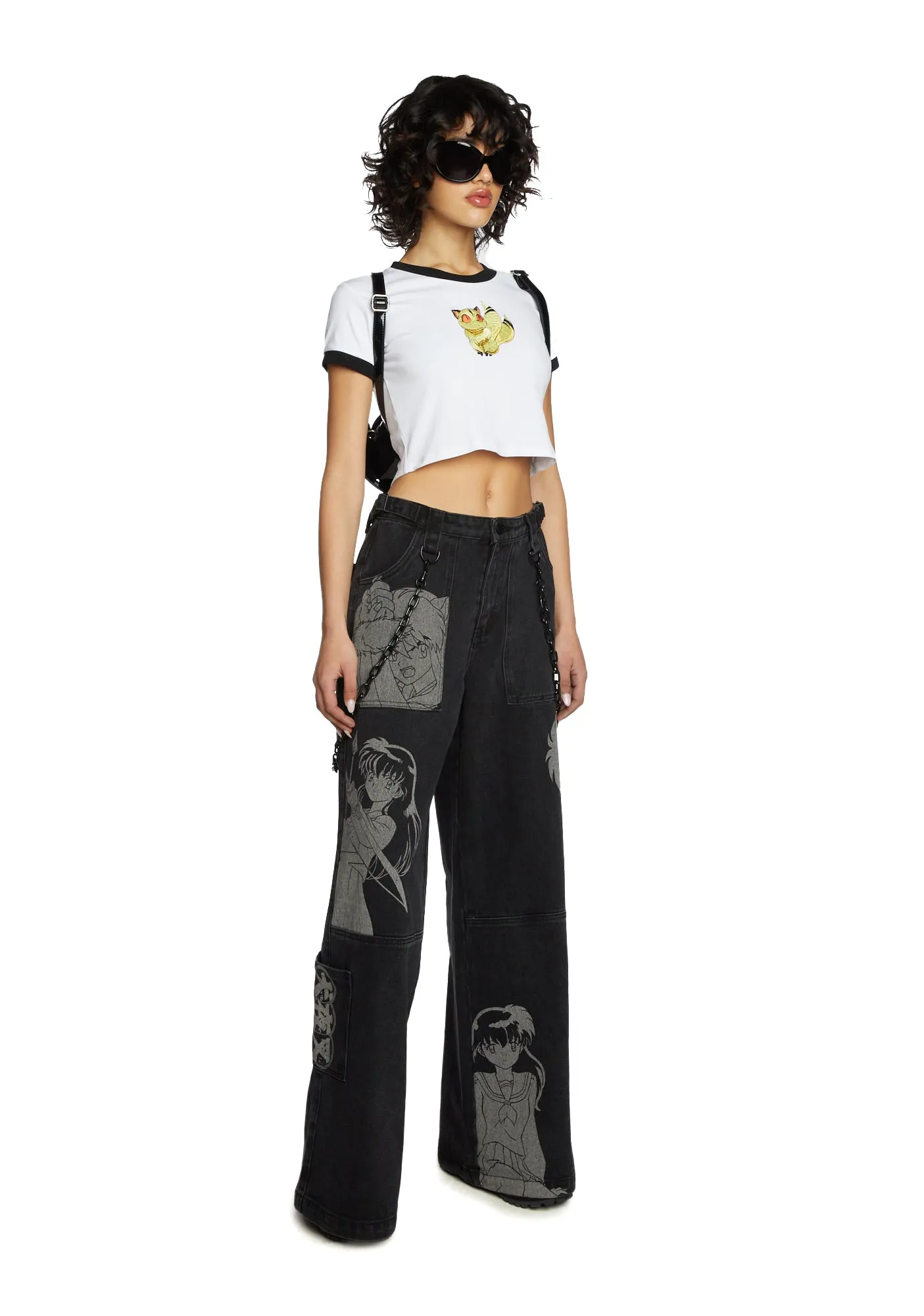 Two Tails Ringer Tee sold by Dolls Kill product image thumbnail 2