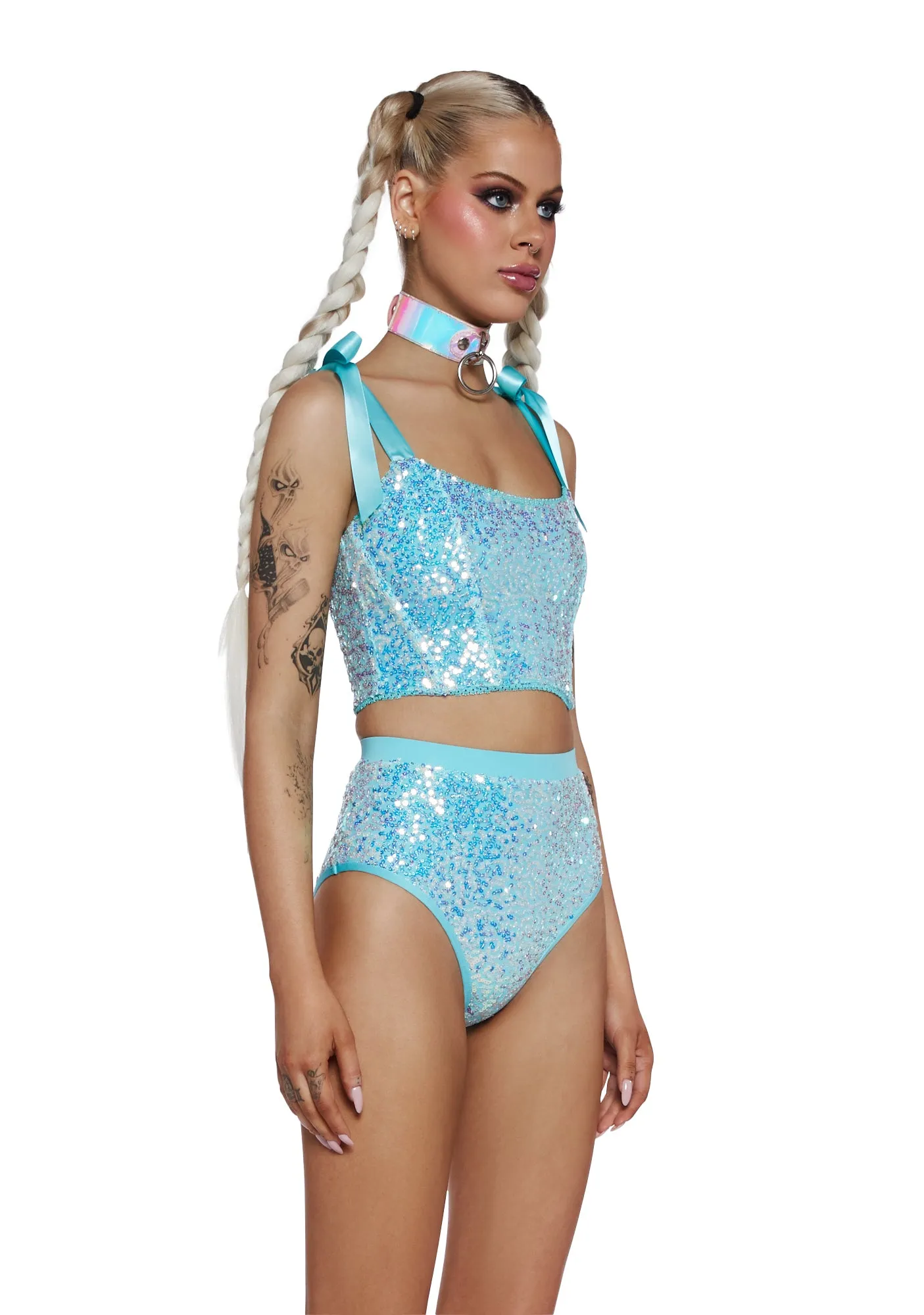 Marine Majesty Corset Top sold by Dolls Kill product image thumbnail 3