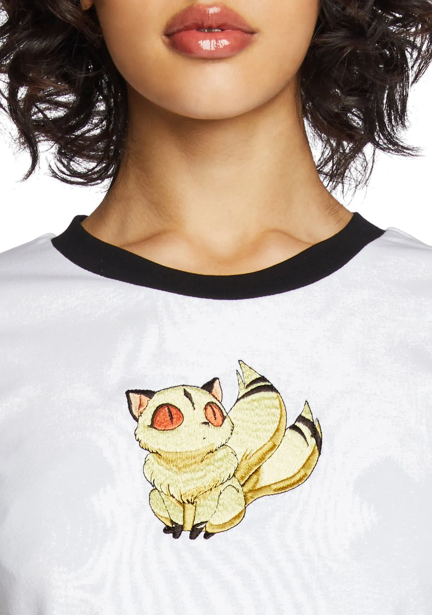 Two Tails Ringer Tee sold by Dolls Kill product image thumbnail 5