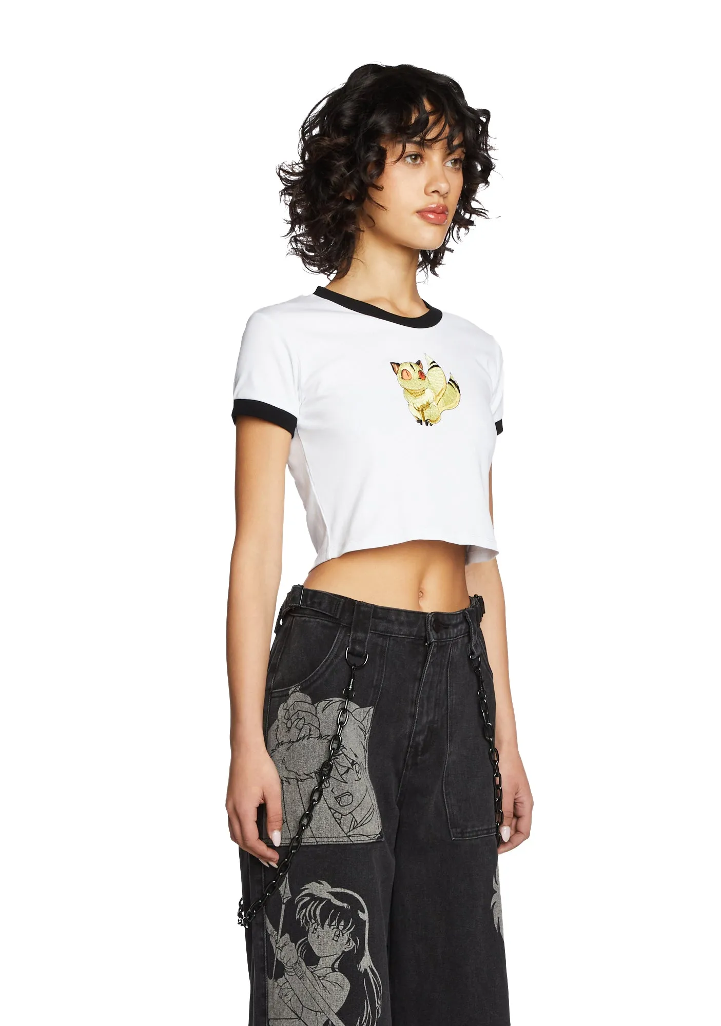 Two Tails Ringer Tee sold by Dolls Kill product image thumbnail 3