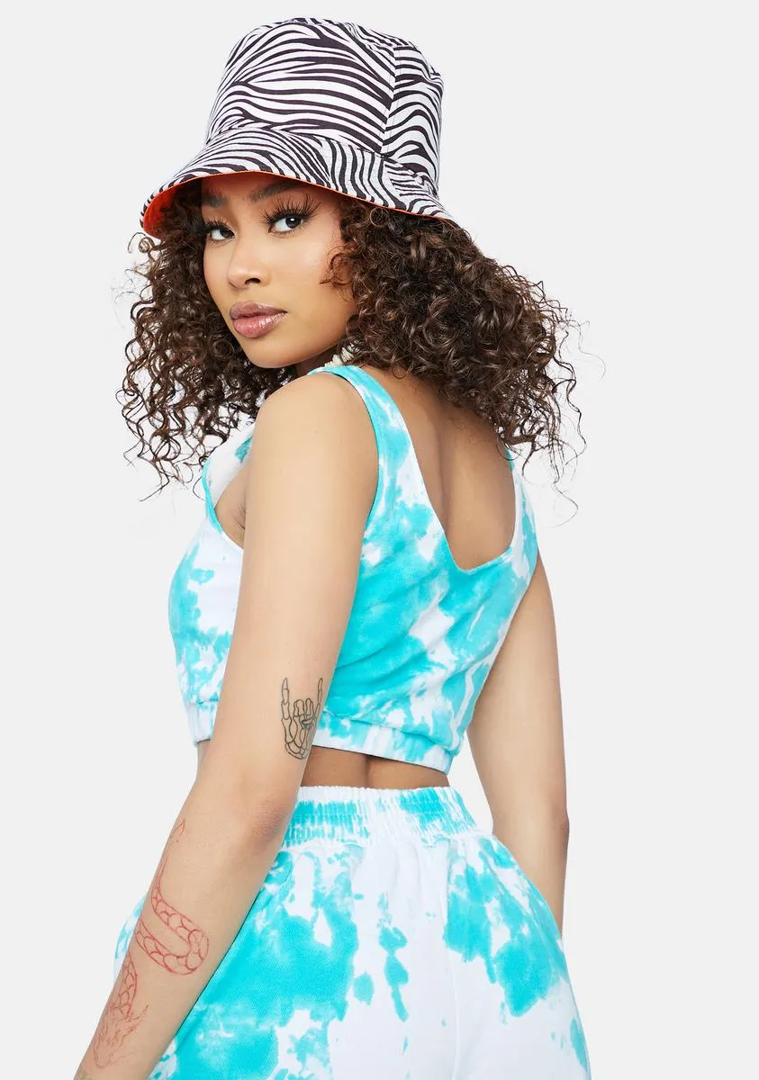 Aqua Gotta Get My Way Tie Dye Tank sold by Dolls Kill product image thumbnail 4
