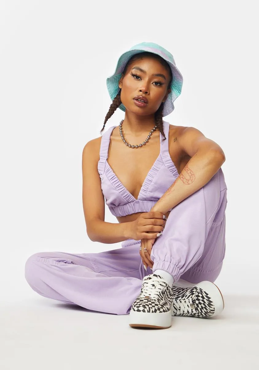 London Fog Bralette Lounge Set sold by Dolls Kill product image thumbnail 2