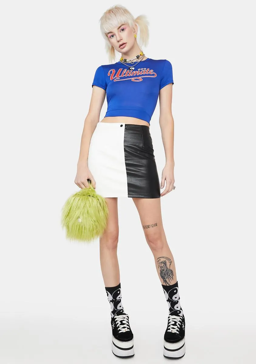 Chic Influencer Vegan Leather Skirt sold by Dolls Kill product image thumbnail 3