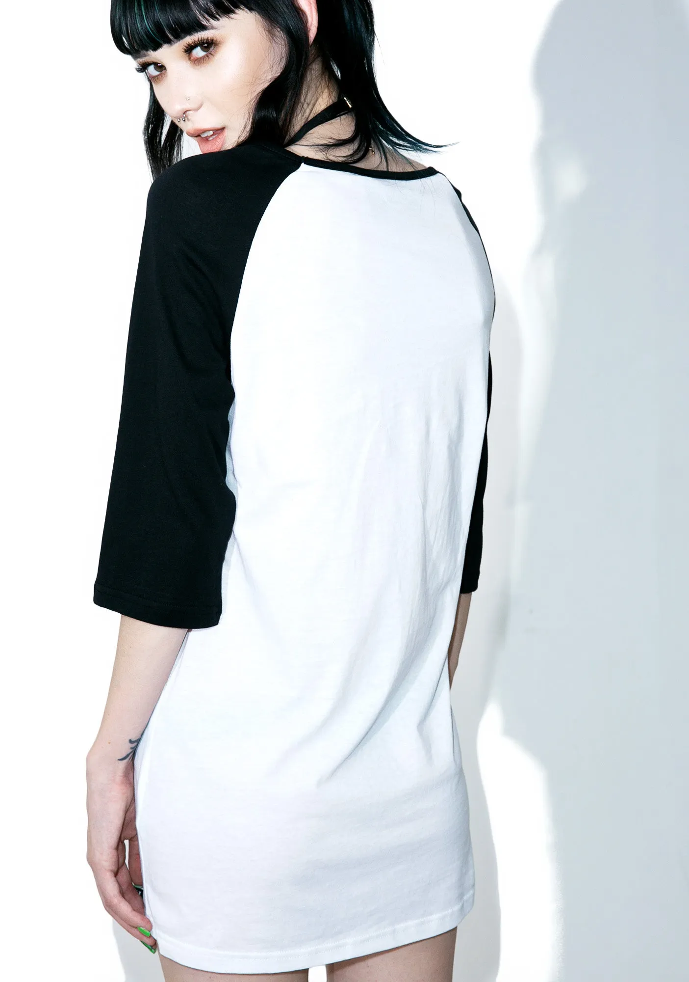 Fortune Raglan Top sold by Dolls Kill