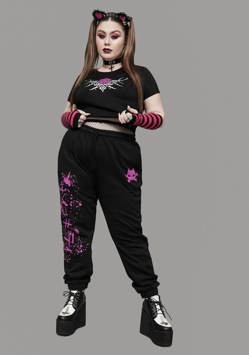 I'm Nobody's Fool Rose Graphic Tee sold by Dolls Kill product image thumbnail 3