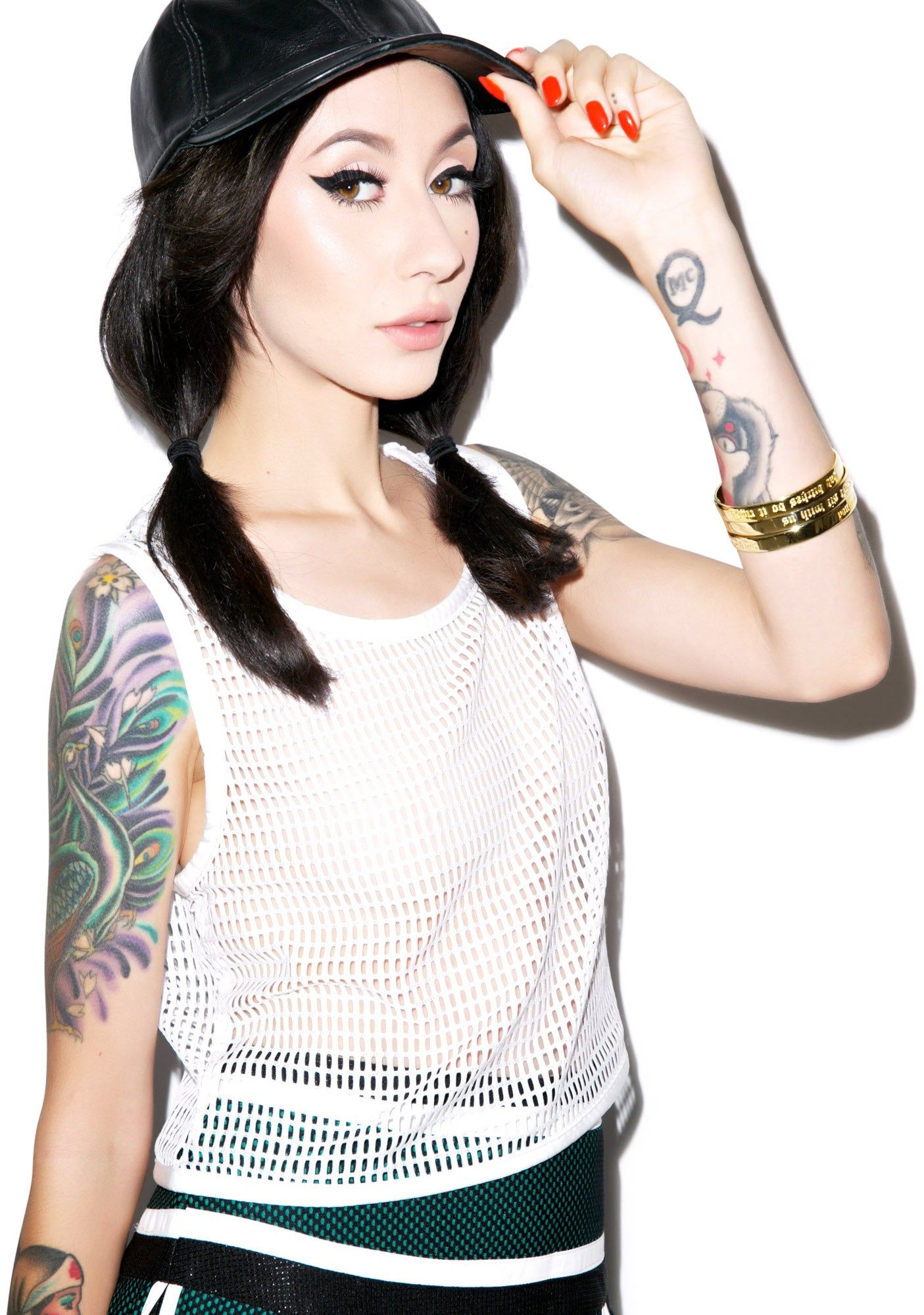 Mesh Crop Top sold by Dolls Kill product image thumbnail 2