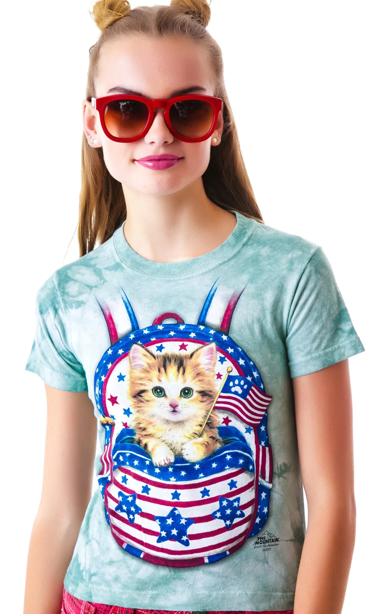 Patriotic Pussy Backpack Tee sold by Dolls Kill product image thumbnail 2