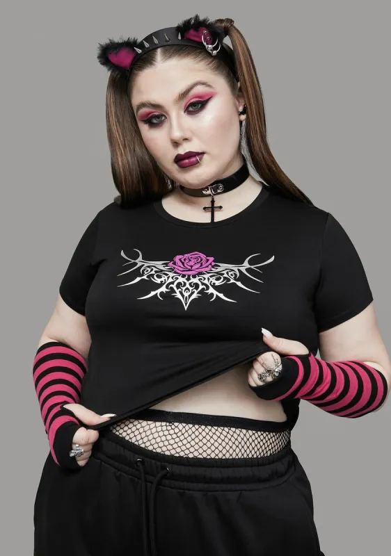 I'm Nobody's Fool Rose Graphic Tee sold by Dolls Kill