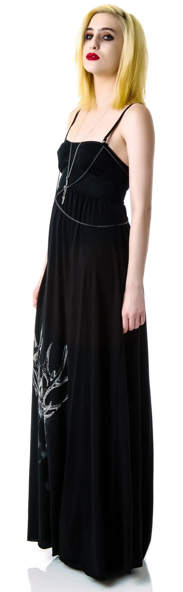 Noir Floral Pavlova Joggers sold by Dolls Kill product image thumbnail 2