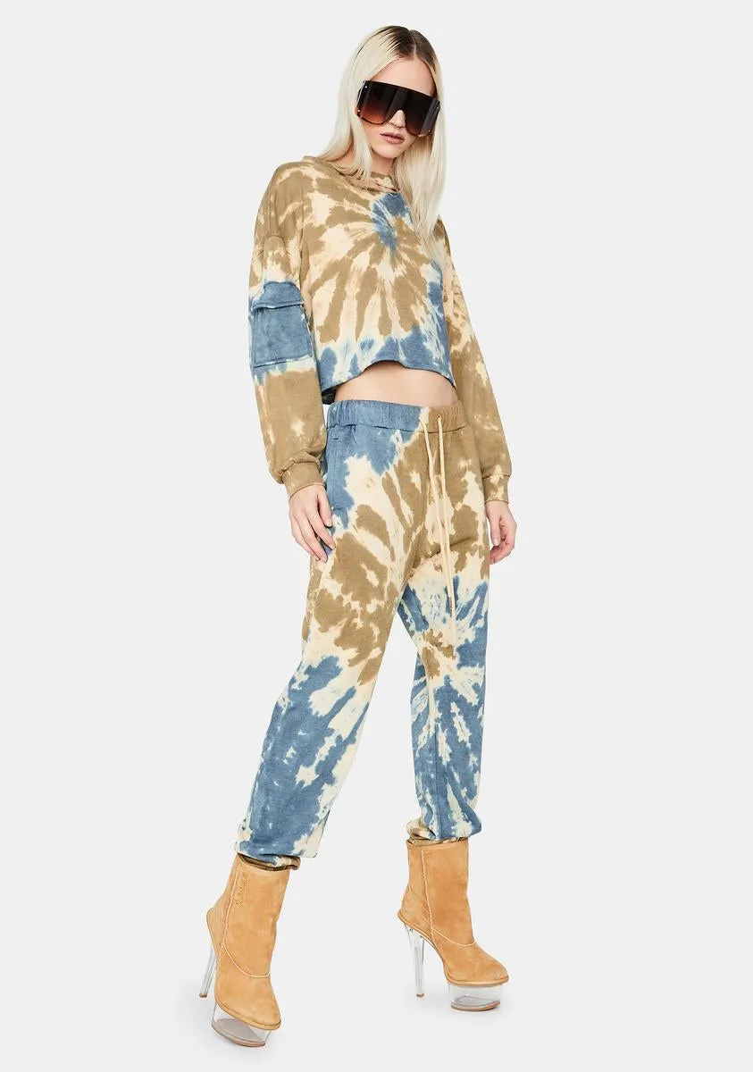 Hope You're Happy Tie Dye Sweatpants sold by Dolls Kill product image thumbnail 2