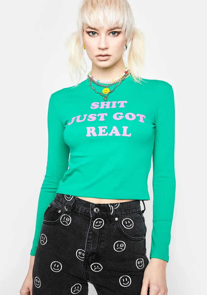 Real T-Shirt sold by Dolls Kill
