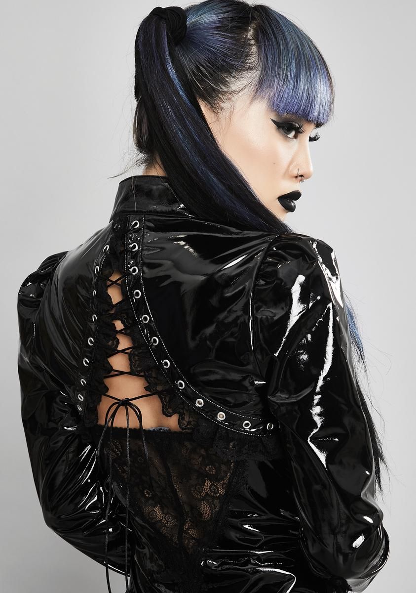 Twisted Desire Vinyl Shrug sold by Dolls Kill product image thumbnail 4