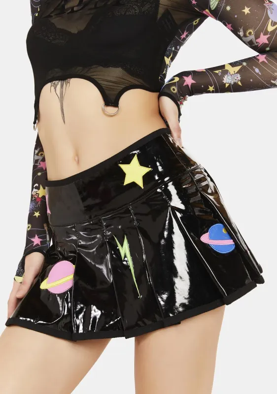 Orbit City Mini Skirt sold by Dolls Kill