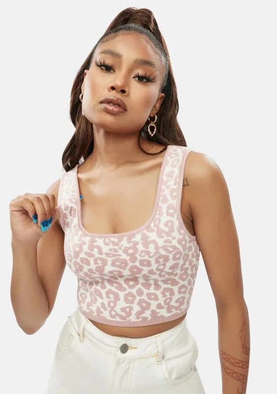 Diva Toxic Posse Leopard Tank Top sold by Dolls Kill