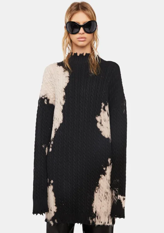 Visions To Myself Knit Sweater sold by Dolls Kill