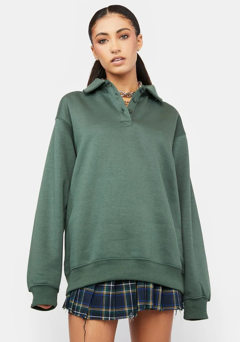 Rugby Sweatshirt sold by Dolls Kill