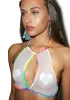 Bubble Tie Dye Mesh Halter Top sold by Dolls Kill