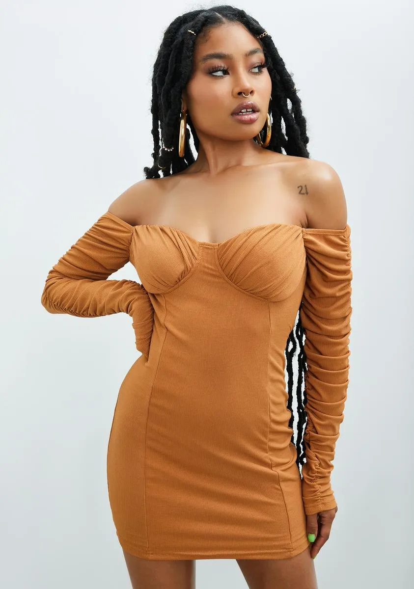 Whole Different League Off The Shoulder Dress sold by Dolls Kill