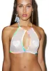 Bubble Tie Dye Mesh Halter Top sold by Dolls Kill