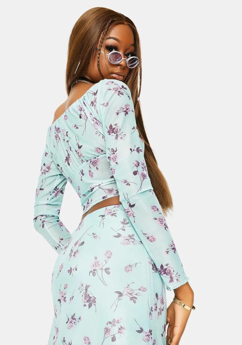 Lilac Rose Khaki Janina Top sold by Dolls Kill product image thumbnail 4