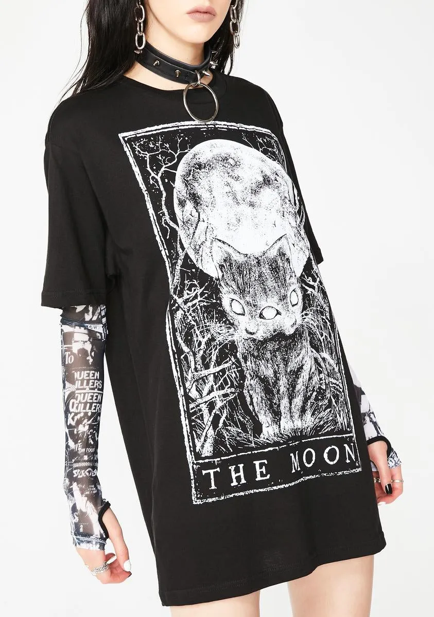 The Moon T-Shirt sold by Dolls Kill product image thumbnail 2