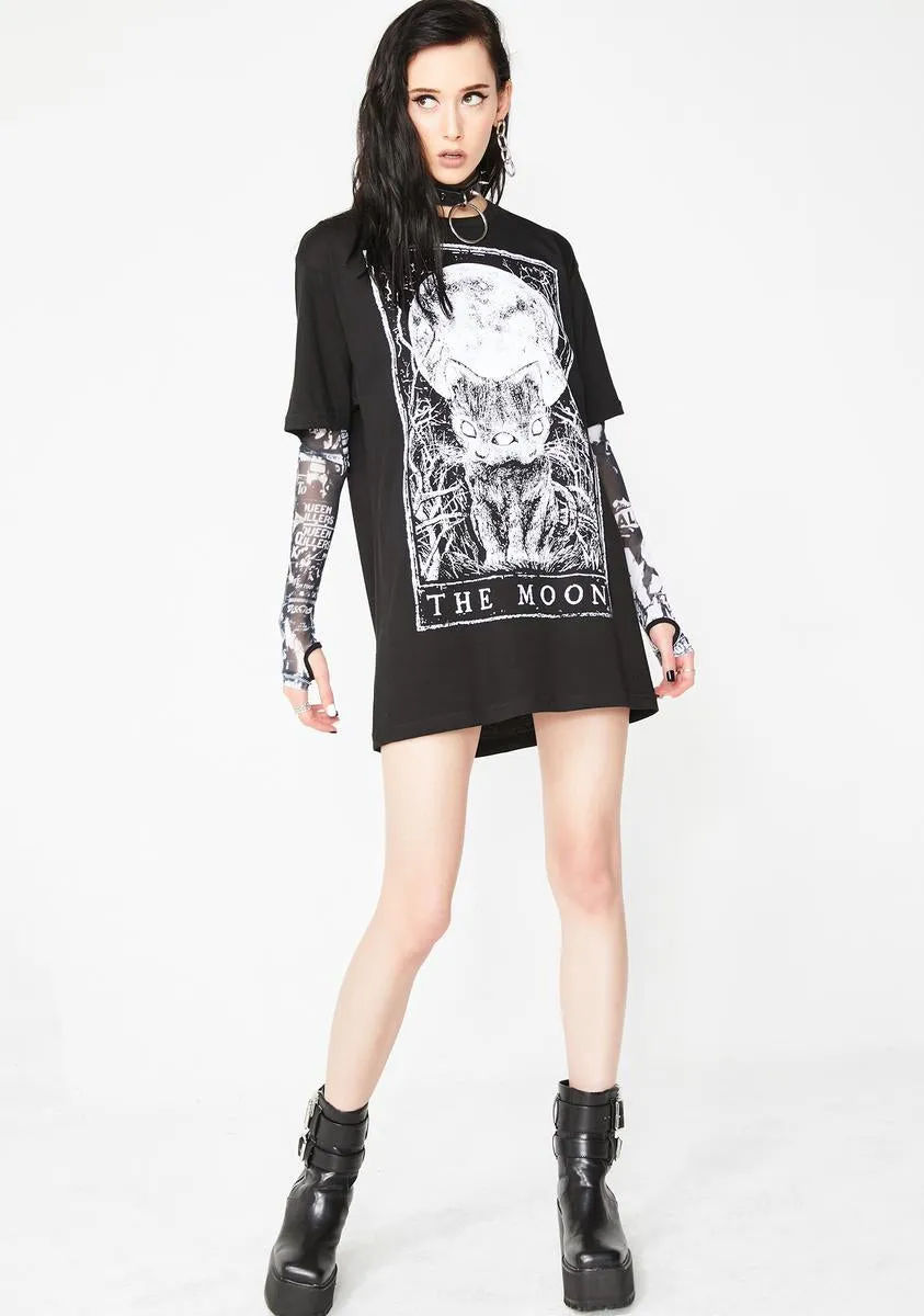 The Moon T-Shirt sold by Dolls Kill product image thumbnail 5