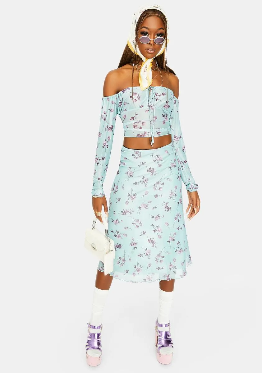 Lilac Rose Khaki Janina Top sold by Dolls Kill product image thumbnail 3