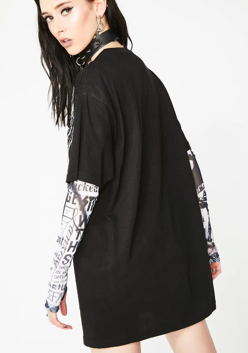 The Moon T-Shirt sold by Dolls Kill product image thumbnail 4