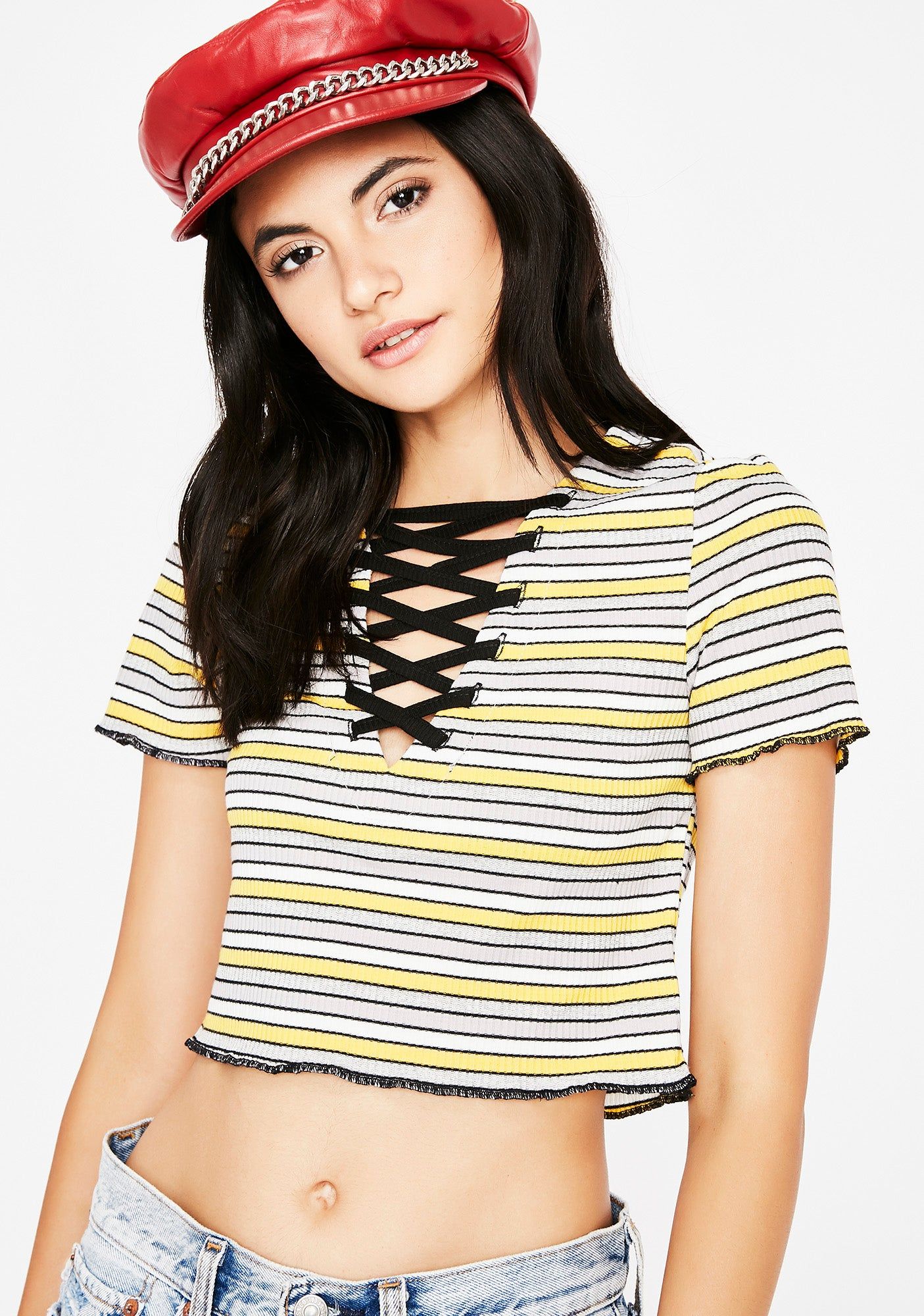 Won't Be Tamed Lace Top sold by Dolls Kill