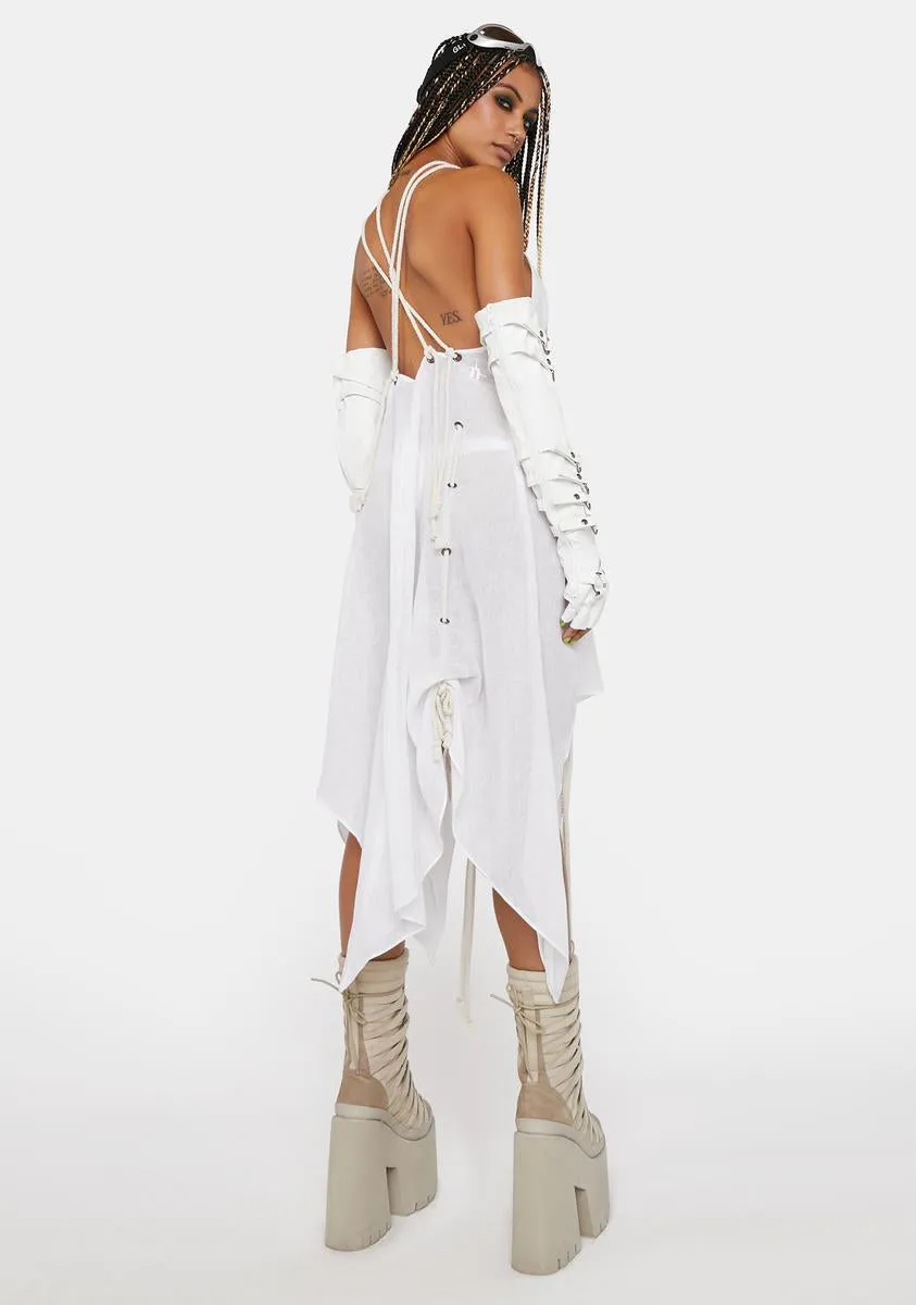 Compression Rope Lace-Up Midi Dress sold by Dolls Kill product image thumbnail 3