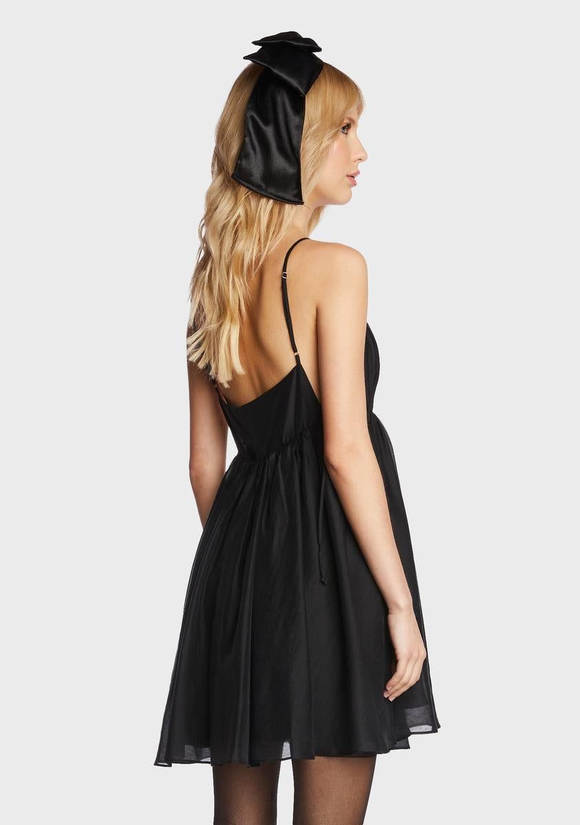 Midnight Tunnel Of Love Moment Babydoll Dress sold by Dolls Kill product image thumbnail 4