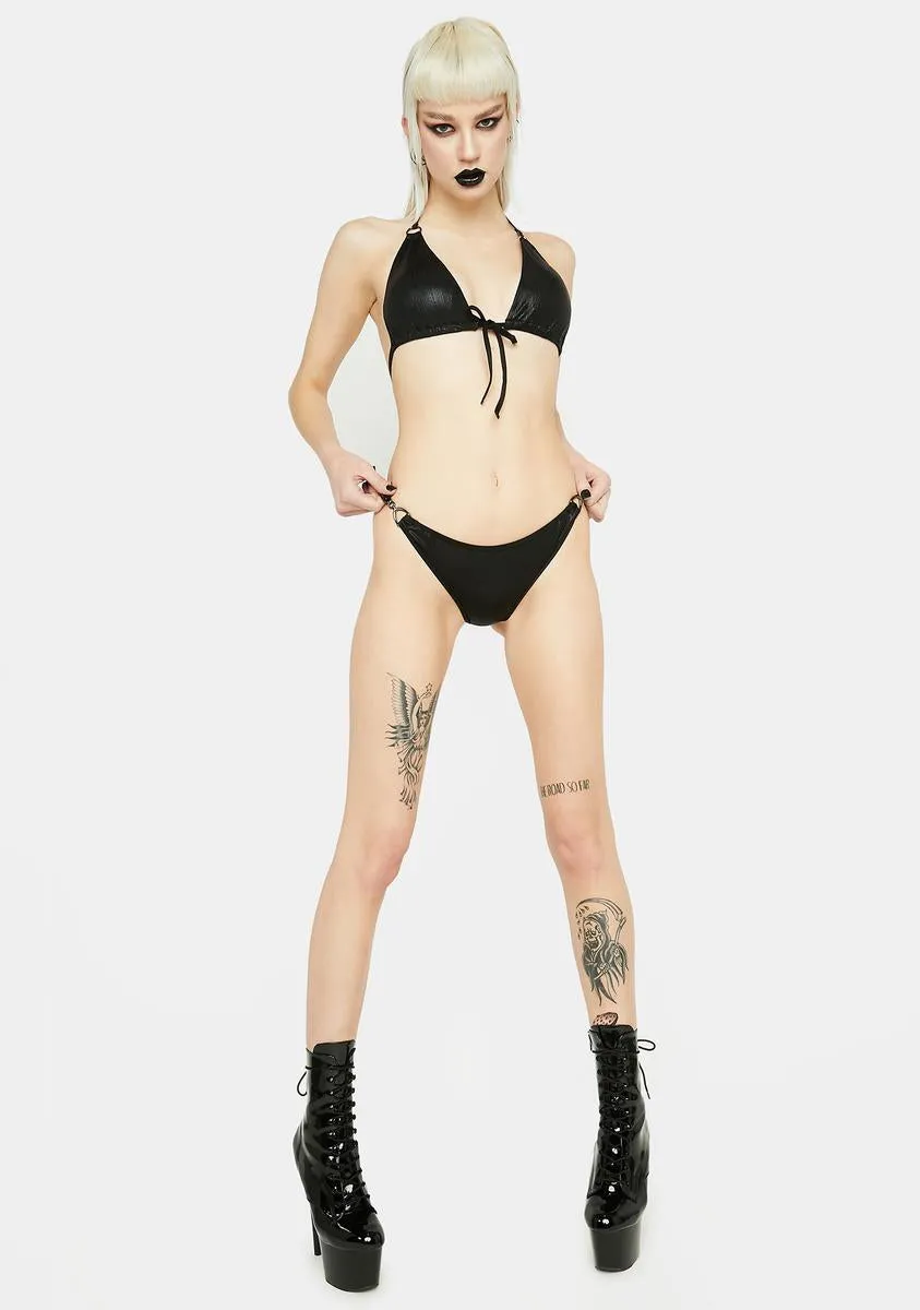 Black String Bikini Bottom sold by Dolls Kill product image thumbnail 3