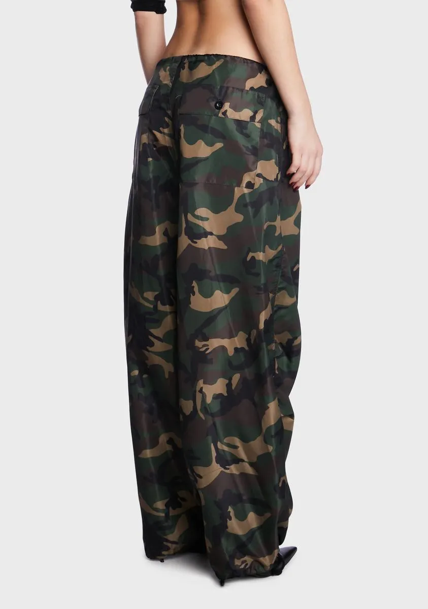 Camo Nylon Cargo Pants sold by Dolls Kill product image thumbnail 5