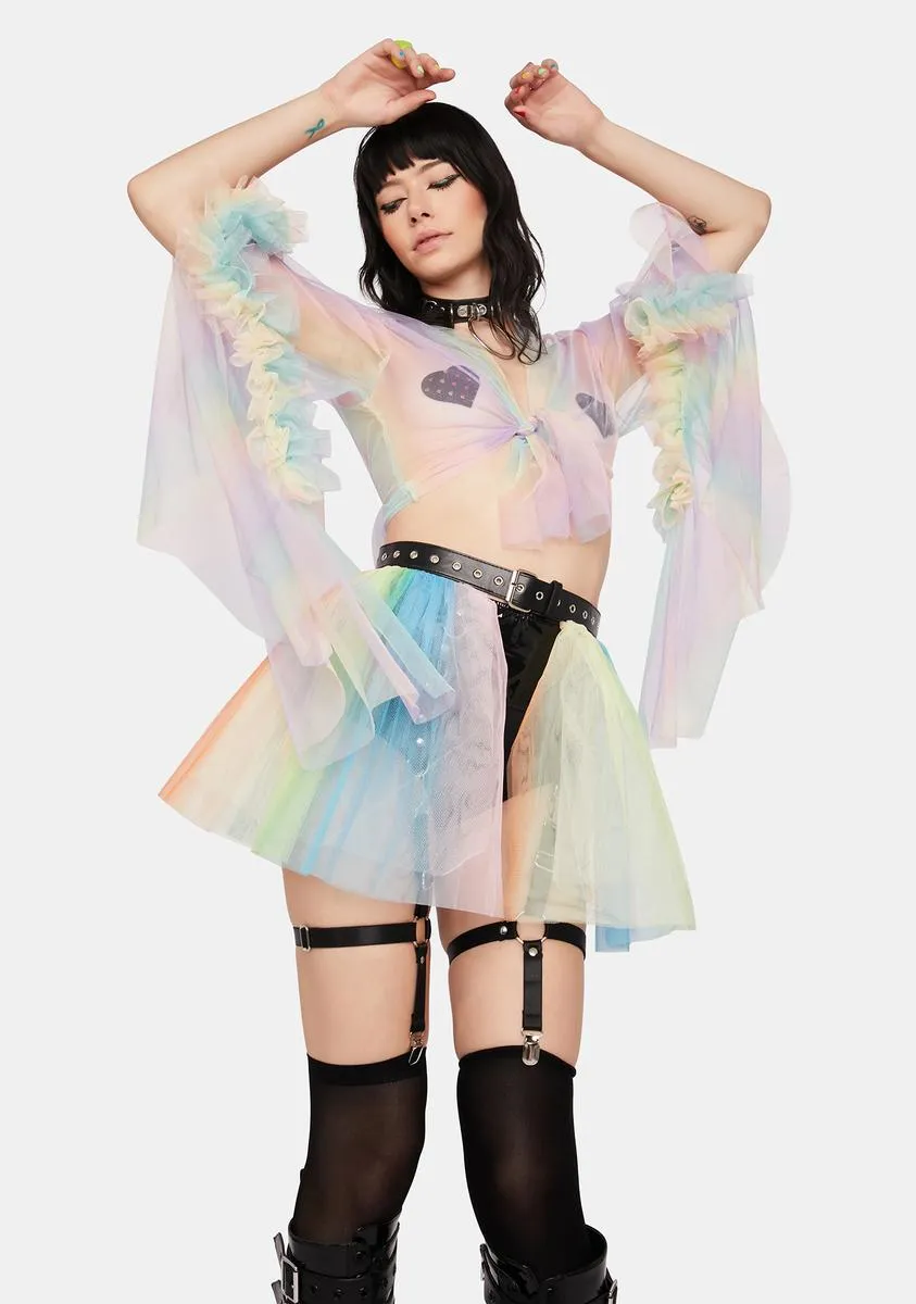 Sublime Scene Bell Sleeve Top sold by Dolls Kill product image thumbnail 2