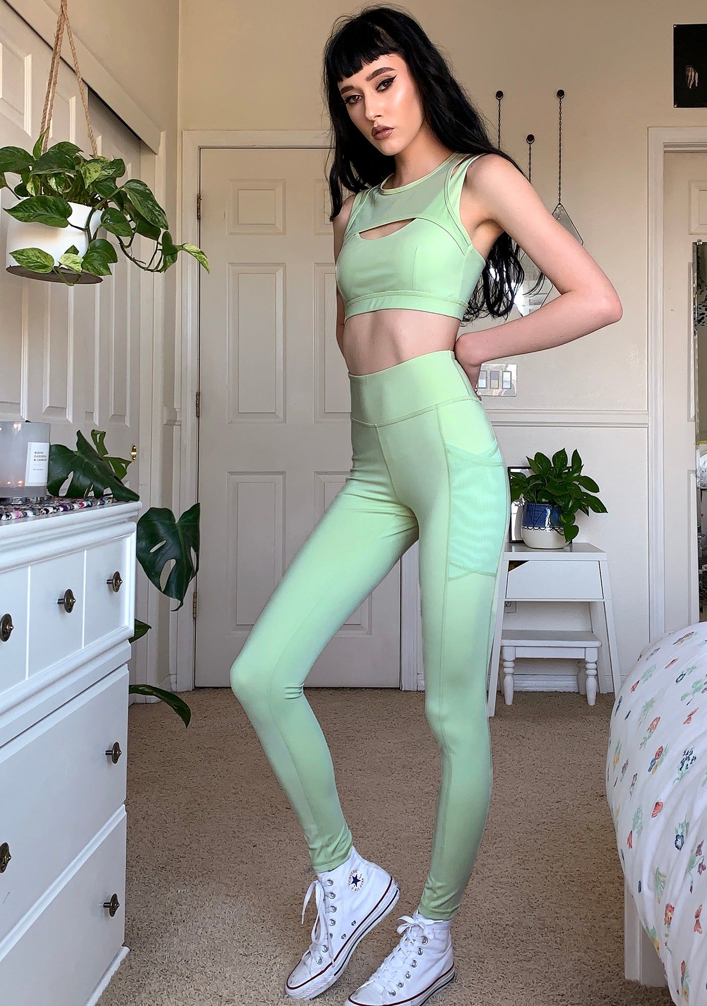 Always In First Mesh Leggings sold by Dolls Kill