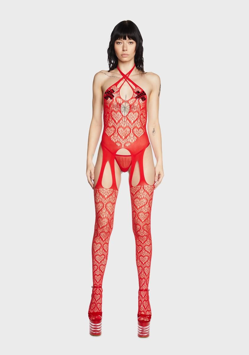 All For You Net Bodystocking sold by Dolls Kill