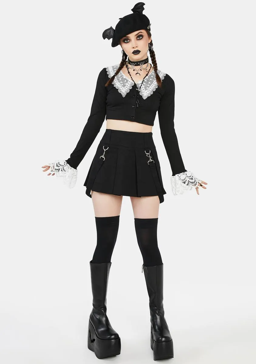 Just My Type Lace Collared Top sold by Dolls Kill product image thumbnail 3