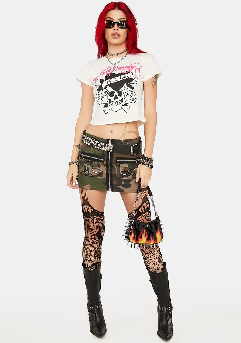 Love Kills Slowly Graphic Tee sold by Dolls Kill product image thumbnail 3