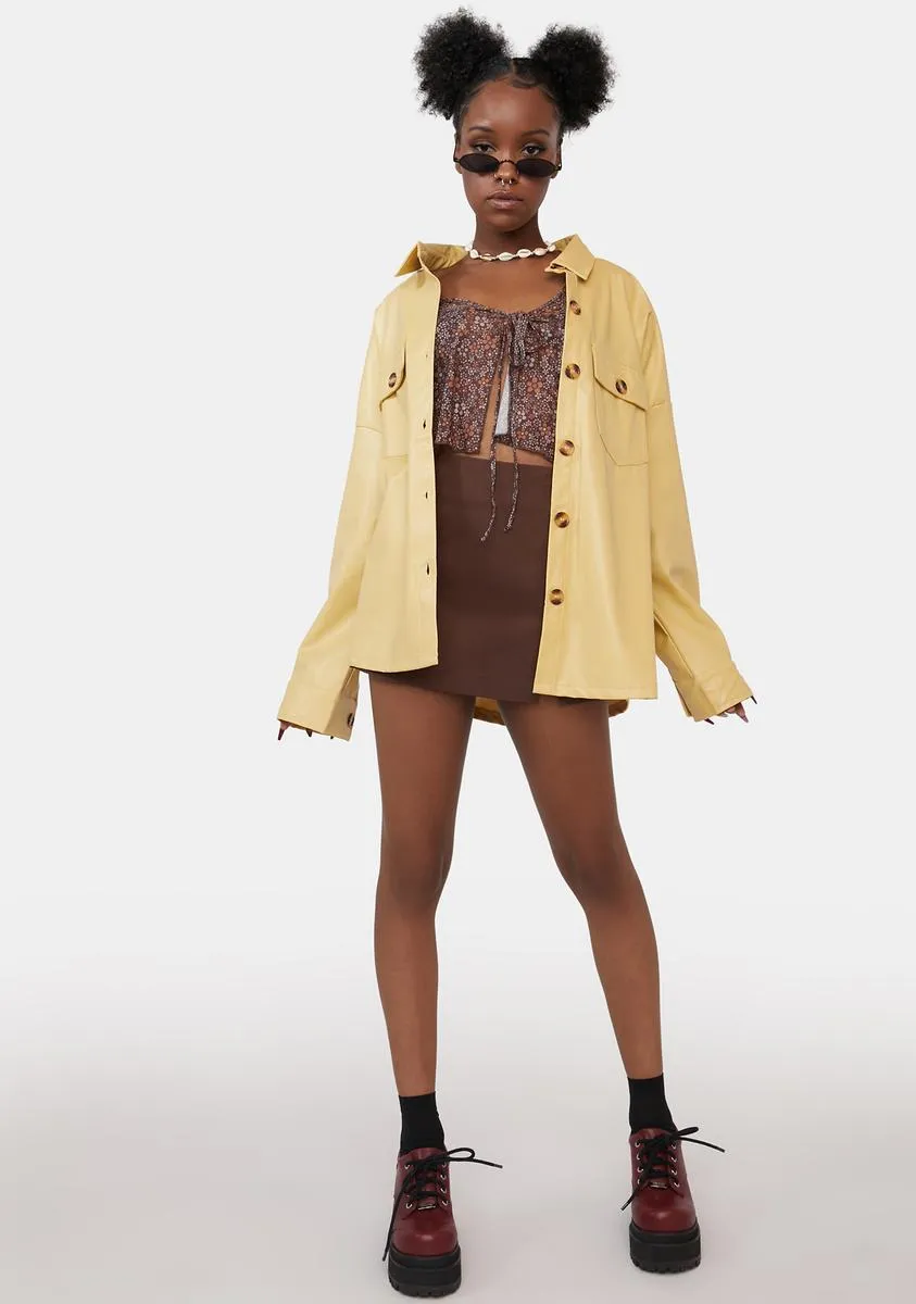 Flower Garden Brown Henry Cardi sold by Dolls Kill product image thumbnail 3