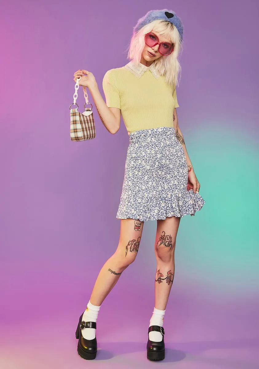 Sage Love And Light Knit Top sold by Dolls Kill product image thumbnail 3