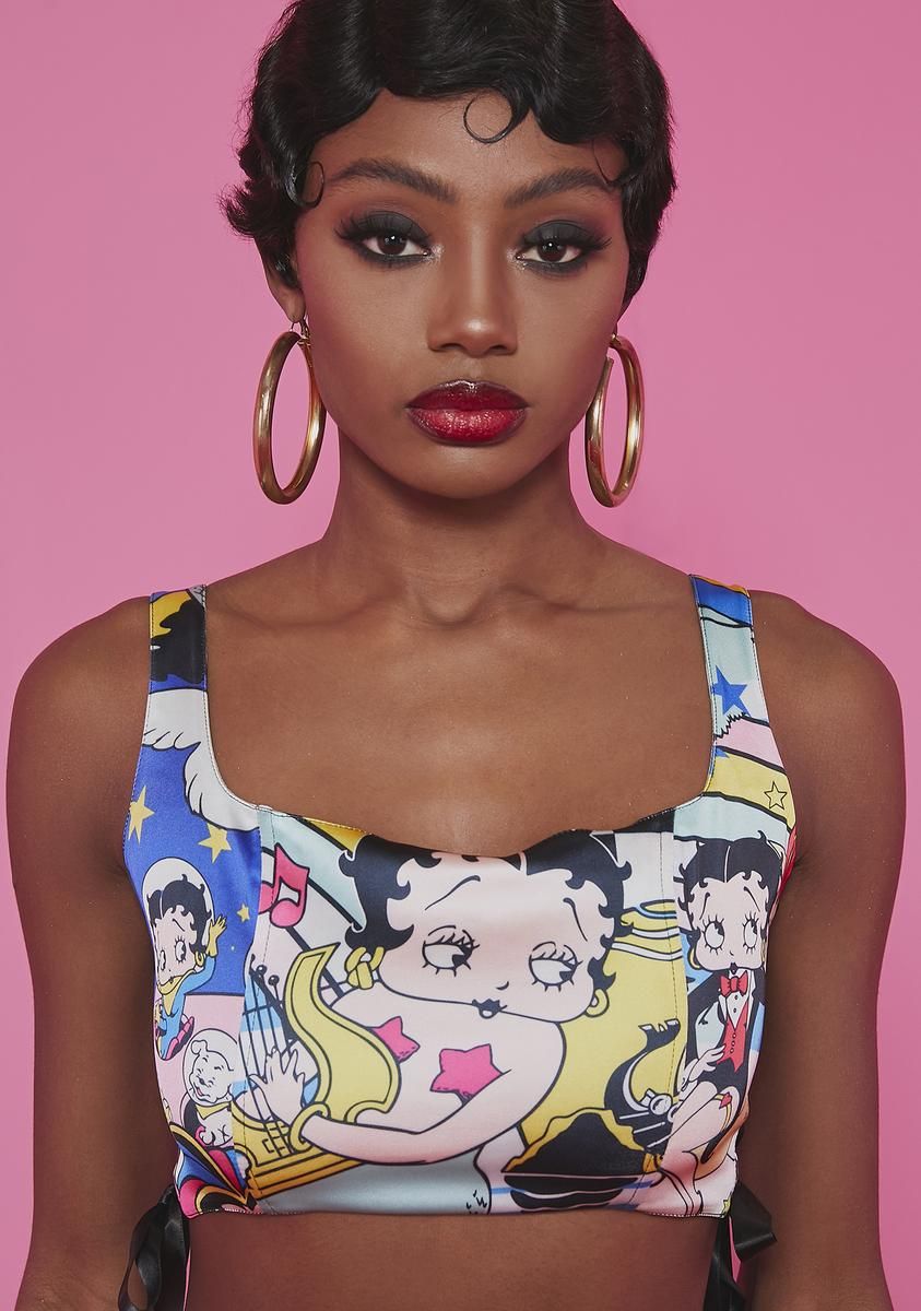 Journey With Me Bustier Top sold by Dolls Kill