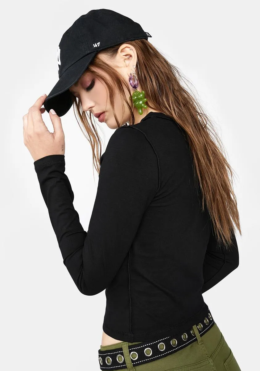 Keep Your Cool Long Sleeve Top sold by Dolls Kill product image thumbnail 4