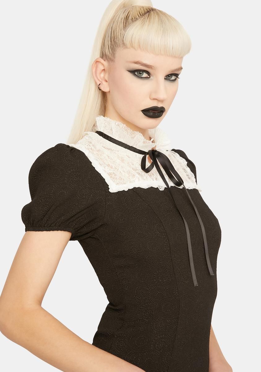 Collar Mini Dress sold by Dolls Kill